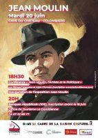 Affiche Jean Moulin Colombiers 2023 © OT La Domitienne