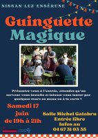 Affiche La guinguette magique 2023 © OT La Domitienne