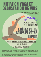 affiche Yoga-degustation &copy; Christine Tarroux